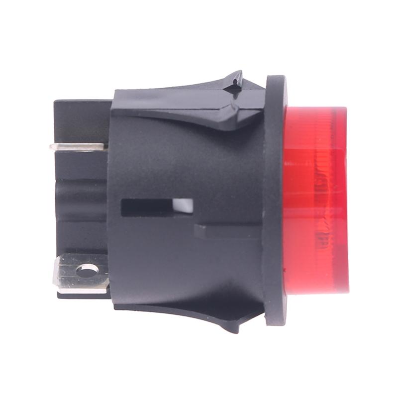 Red Push Button Switch With Light 4 Pins Touch Power Switch 16A 250V Electrical Round Rocker Switch 28*23.2Mm Ps18-16-2
Red Push Button Switch With Light 4 Pins Touch Power Switch 16A 250V Electrical Round Rocker Switch 28*23.2Mm Ps18-16-2
