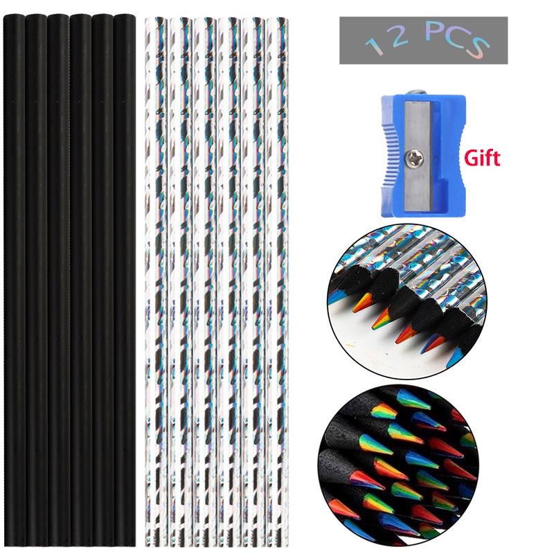 12 шт./набор кавайных радужных карандашей 7 цветов концентрические градиентные мелки детский подарок цветные карандаши художественная живопись канцелярские принадлежности для рисования
12 шт./набор кавайных радужных карандашей 7 цветов концентрические градиентные мелки детский подарок цветные карандаши художественная живопись канцелярские принадлежности для рисования