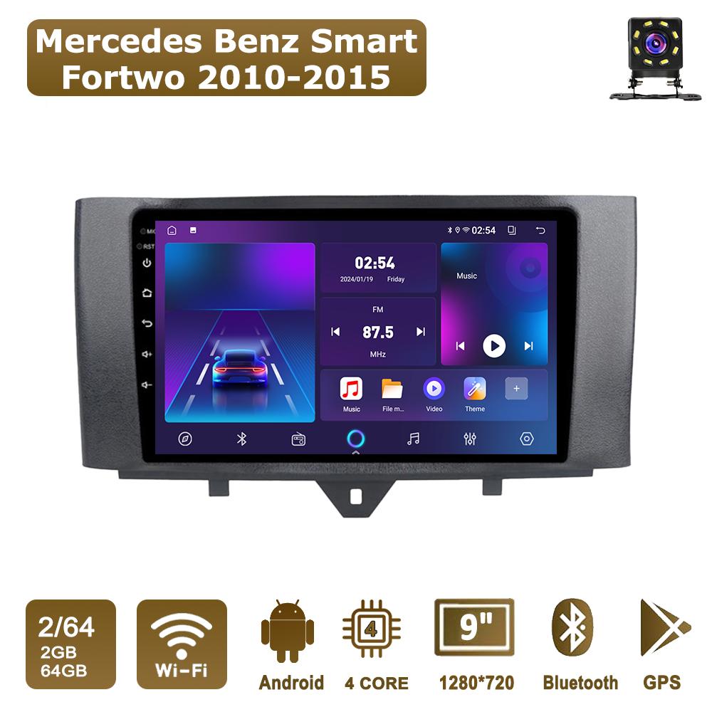 Android Car-Play Car Radio For Mercedes Benz Smart Fortwo 2010-2015 Multimedia Player Head Unit Stereo GPS Navigation BT WIFI,2+64GB чорний
Android Car-Play Car Radio For Mercedes Benz Smart Fortwo 2010-2015 Multimedia Player Head Unit Stereo GPS Navigation BT WIFI,2+64GB чорний