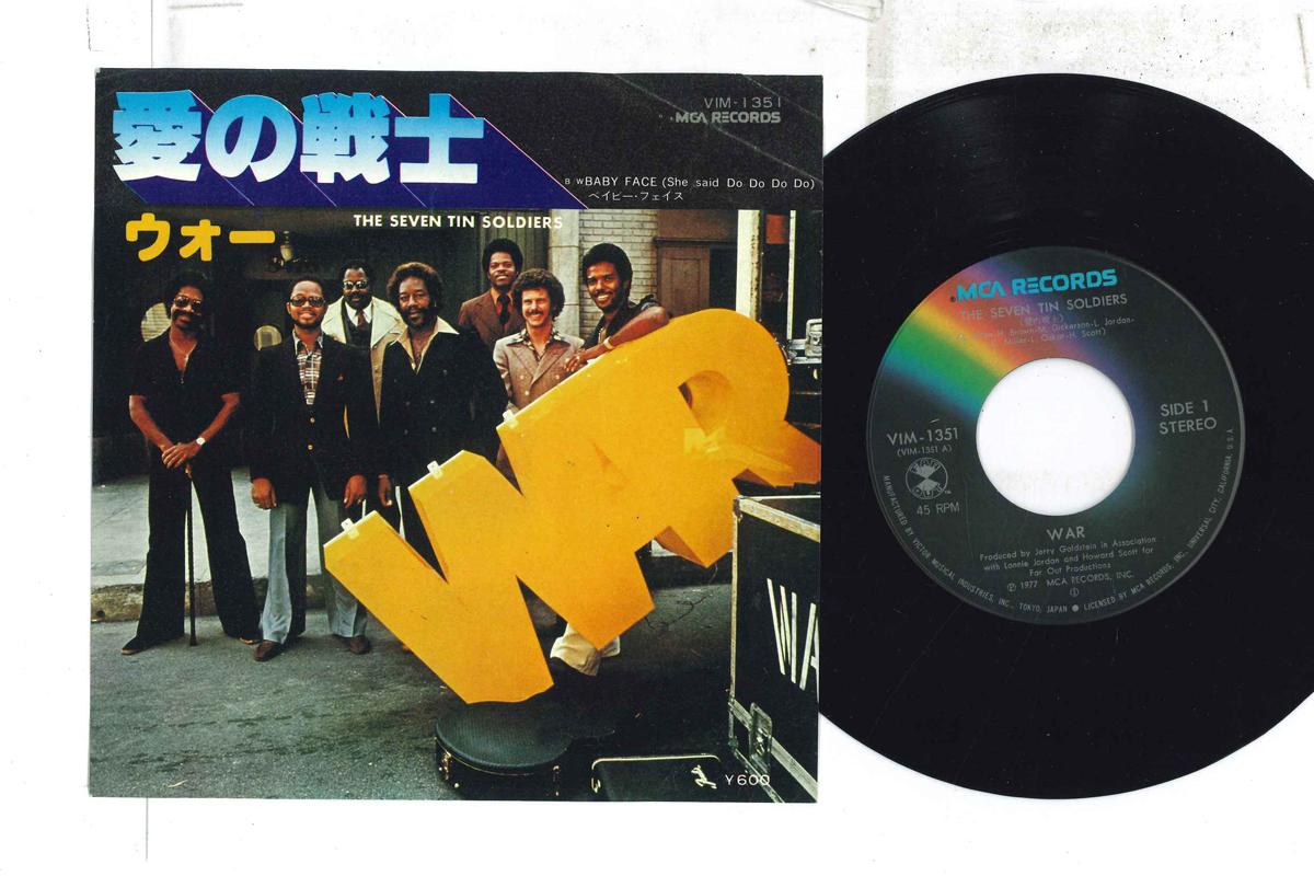 7inch Record WAR - Seven Tin Soldiers / Baby Face (She VIM1351 MCA 1977 Japan Pop Used
7inch Record WAR - Seven Tin Soldiers / Baby Face (She VIM1351 MCA 1977 Japan Pop Used