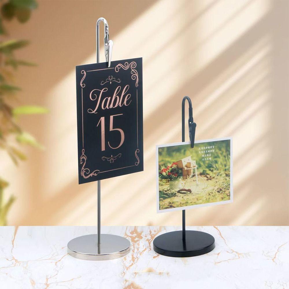 Elegant Metal Place Card Holder Black Clamps Place Card Stands Wedding Table Stands Birthday Party 30cm
Elegant Metal Place Card Holder Black Clamps Place Card Stands Wedding Table Stands Birthday Party 30cm