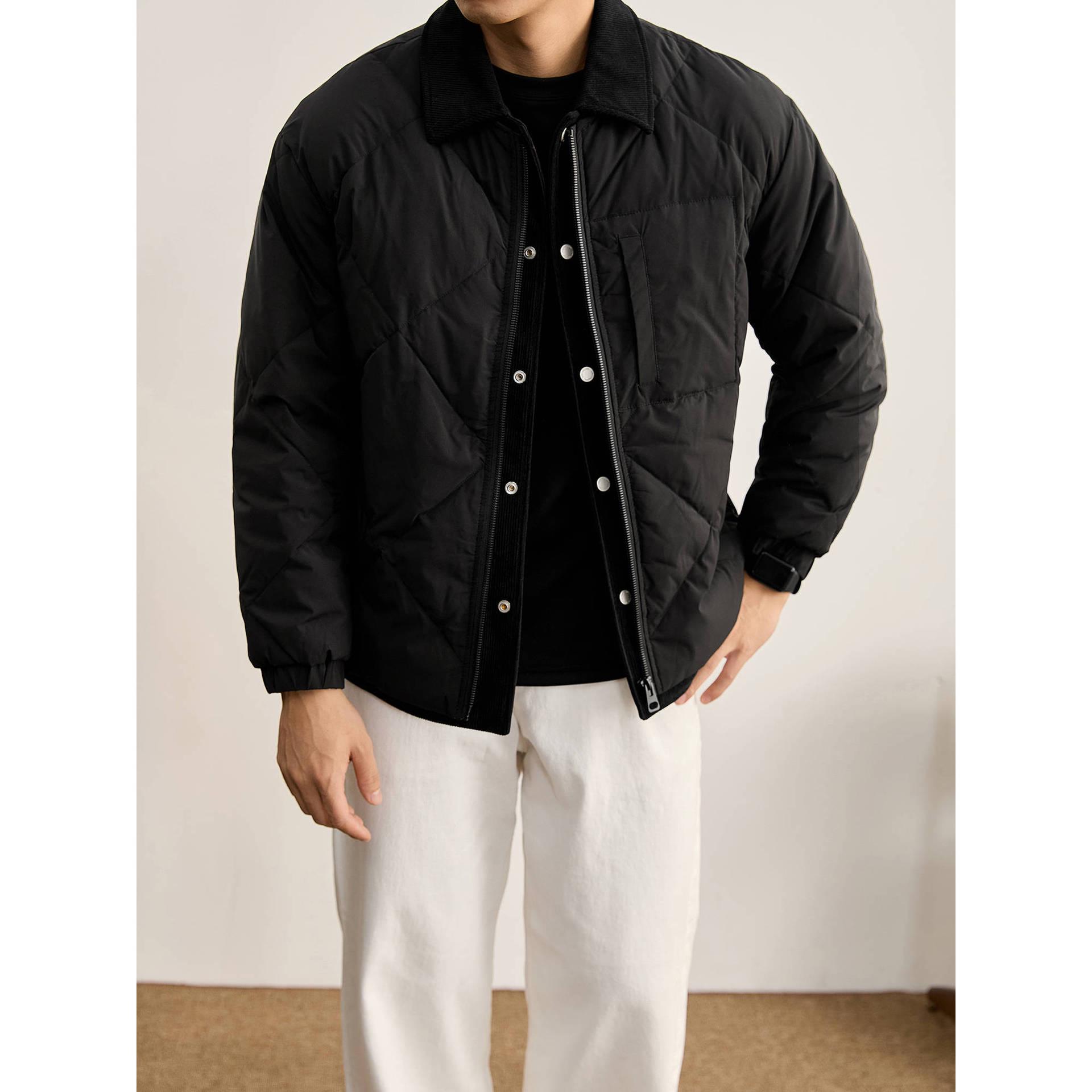 Men s Winter Corduroy Patchwork Quited Down Jacket XL чорний
Men s Winter Corduroy Patchwork Quited Down Jacket XL чорний