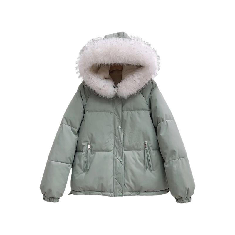 Women s new winter fashion spot fleece thickened cotton-padded jacket spot M
Women s new winter fashion spot fleece thickened cotton-padded jacket spot M