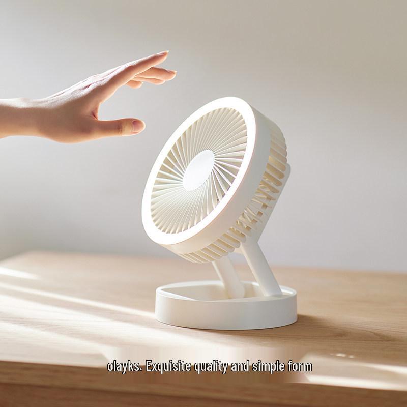 Olayks Foldable Portable Desktop Fan - Low Noise, Rechargeable, Wall-Mountable, Compact Design for Home or Office 182x182x91 mm
Olayks Foldable Portable Desktop Fan - Low Noise, Rechargeable, Wall-Mountable, Compact Design for Home or Office 182x182x91 mm