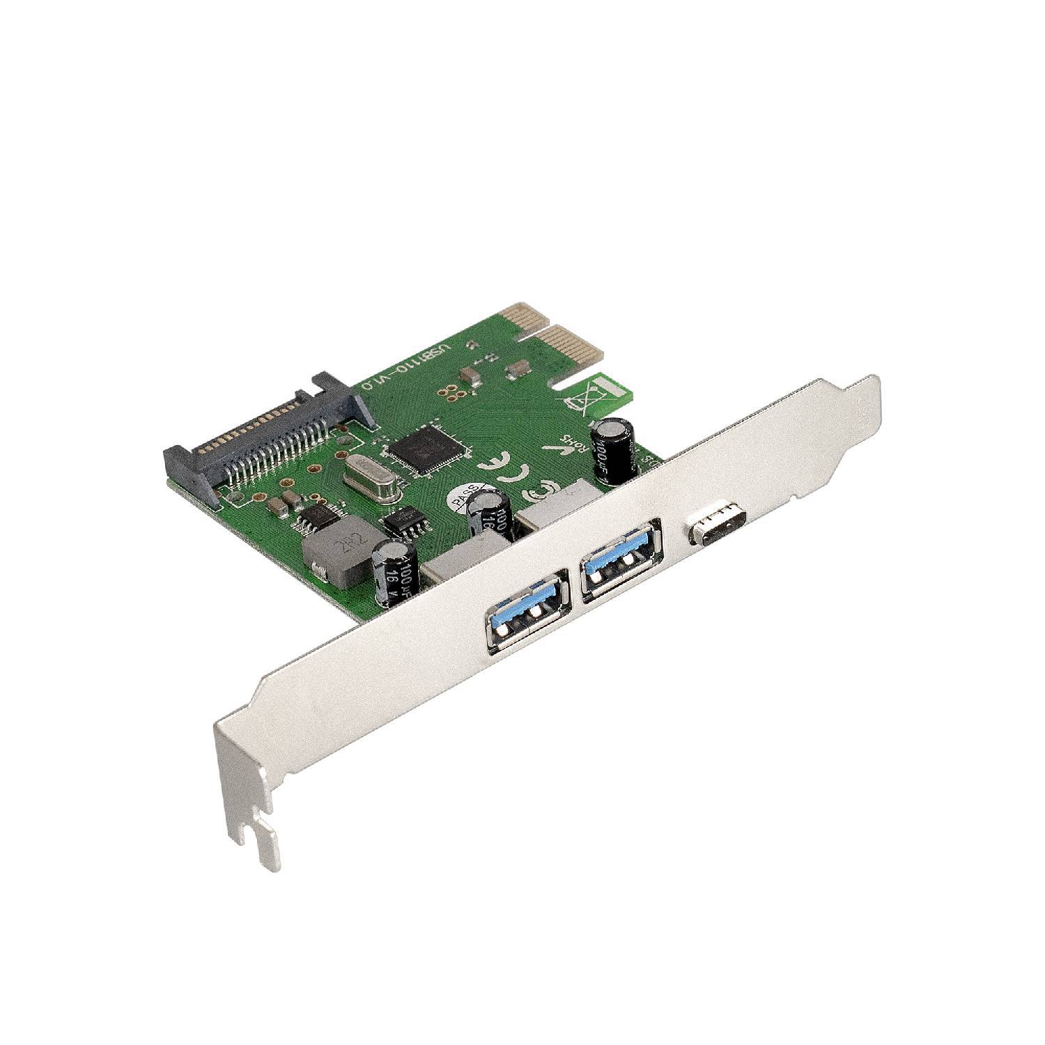 Контроллер Exegate Exe-323 pci-e X1 V2 0 2 usb3 0 Ext 1 type-c Дополнительный разъем питания через набор микросхем Labs Vl805
Контроллер Exegate Exe-323 pci-e X1 V2 0 2 usb3 0 Ext 1 type-c Дополнительный разъем питания через набор микросхем Labs Vl805