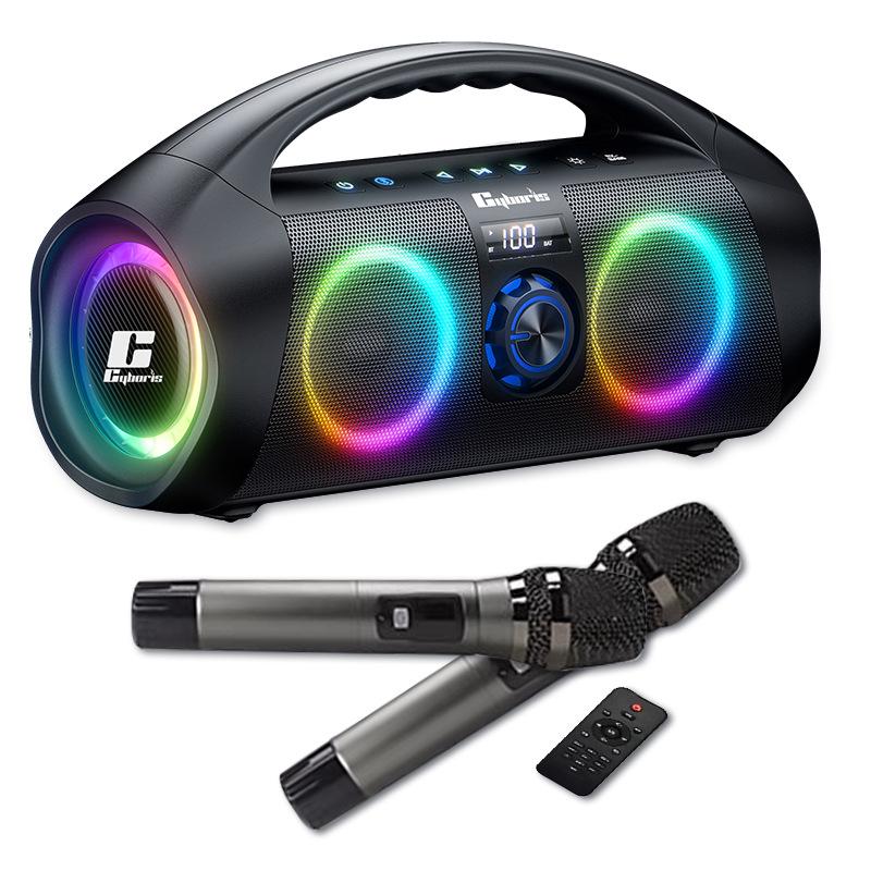 Saibaris 120W Colorful Outdoor Waterproof Bluetooth Speaker with Subwoofer. Standard (no mic remote support) чорний
Saibaris 120W Colorful Outdoor Waterproof Bluetooth Speaker with Subwoofer. Standard (no mic remote support) чорний