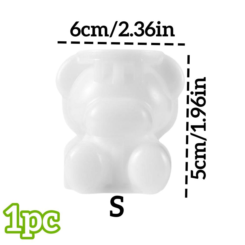 1/5pcs Ice Cube Mold Silicone Teddy Bear-Shaped Ice Tray for Ice Cream Coffee Chocolate DIY Summer Beverage Decor Kitchen Access
1/5pcs Ice Cube Mold Silicone Teddy Bear-Shaped Ice Tray for Ice Cream Coffee Chocolate DIY Summer Beverage Decor Kitchen Access