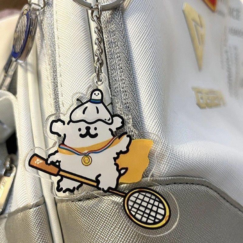 Брелок для ключей Cartoon Line Puppy Play Badminton Series, школьный портфель, украшения, аксессуары, подарки
Брелок для ключей Cartoon Line Puppy Play Badminton Series, школьный портфель, украшения, аксессуары, подарки