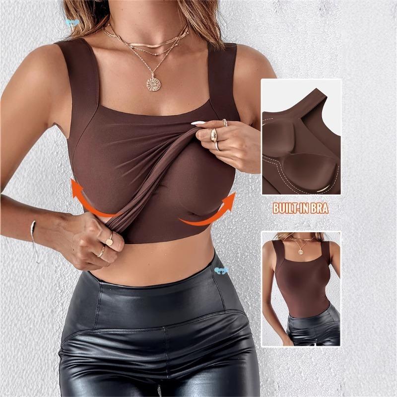 Women s Fashion Solid Color Bottoming Underwear Home U-neck Vest Top S
Women s Fashion Solid Color Bottoming Underwear Home U-neck Vest Top S
