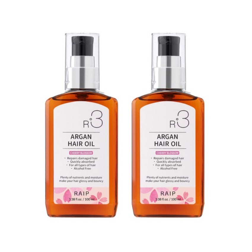 RAIP R3 Argan Hair Oil Cherry Blossom 100ml*2Pcs/4Pcs 2Pcs
RAIP R3 Argan Hair Oil Cherry Blossom 100ml*2Pcs/4Pcs 2Pcs