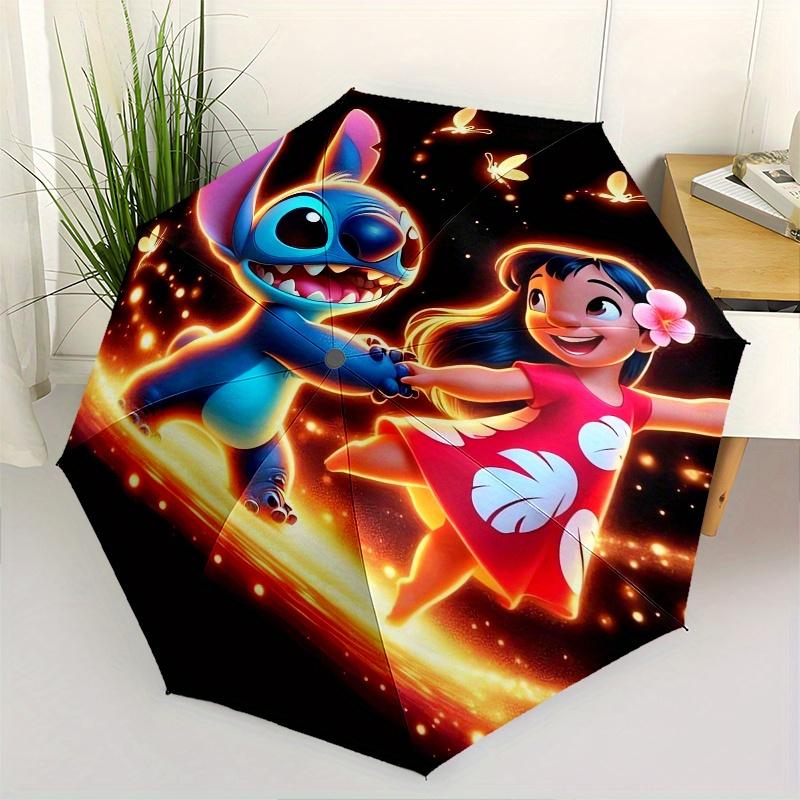 Stitch,Lilo Fully automatic themed umbrella 8 ribs durable iron frame, tri fold compact design, perfect as a gift, travel umbrella, unisex
Stitch,Lilo Fully automatic themed umbrella 8 ribs durable iron frame, tri fold compact design, perfect as a gift, travel umbrella, unisex
