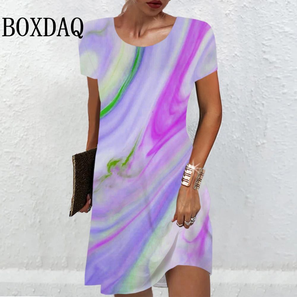 New Women s Dresses Striped 3D Printed Elegant Casual Short Sleeve Dresses Fashion Abstract Gradient Women s Mini Dresses S
New Women s Dresses Striped 3D Printed Elegant Casual Short Sleeve Dresses Fashion Abstract Gradient Women s Mini Dresses S