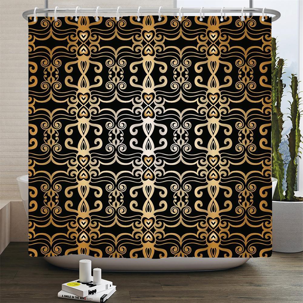 Retro European Pattern Shower Curtain Print Modern Nordic Minimalist Polyster Home Decor Bathroom Curtain With Hooks W60H190(CM)-1 Pcs
Retro European Pattern Shower Curtain Print Modern Nordic Minimalist Polyster Home Decor Bathroom Curtain With Hooks W60H190(CM)-1 Pcs