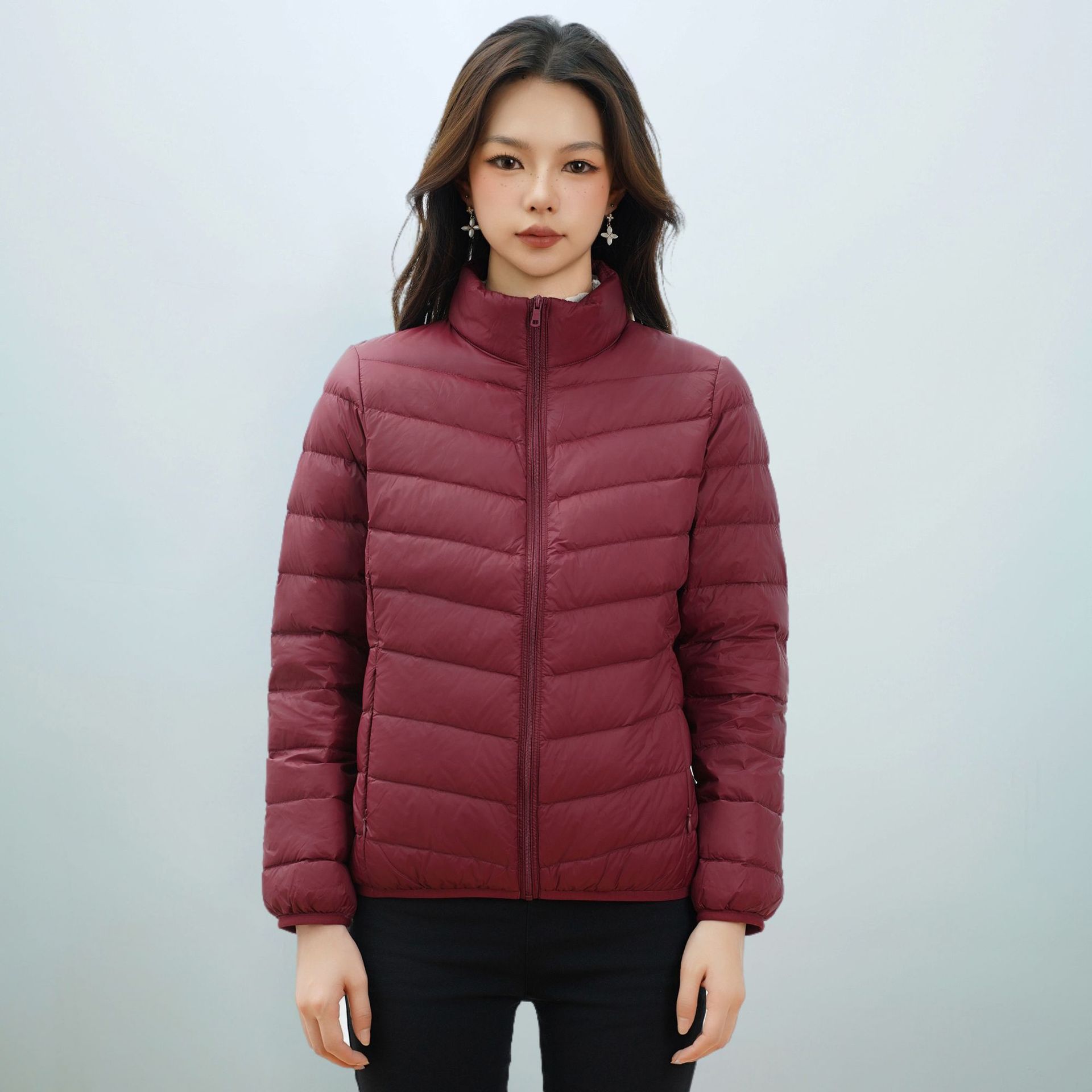 Women s down simple down solid color women s stand-up collar women s clothing light down jacket women 4XL бордовий
Women s down simple down solid color women s stand-up collar women s clothing light down jacket women 4XL бордовий