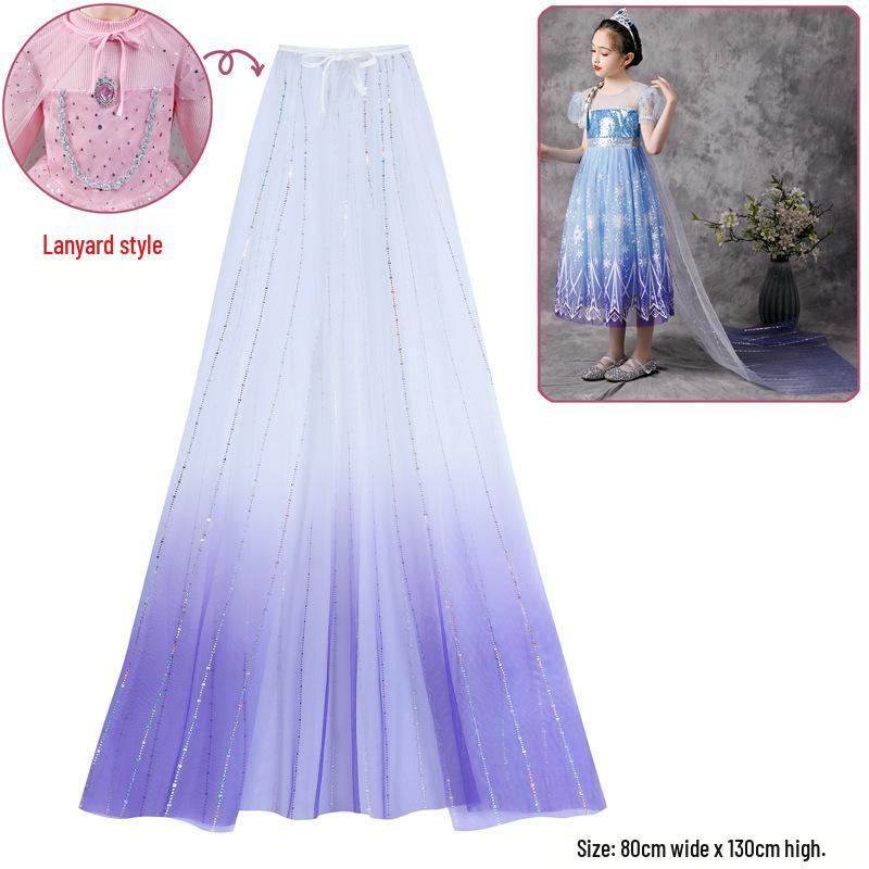 Костюм Принцеси Ельзи та Анни для дівчаток: плащ та фата One Size (fits girls aged 3-8)
Костюм Принцеси Ельзи та Анни для дівчаток: плащ та фата One Size (fits girls aged 3-8)