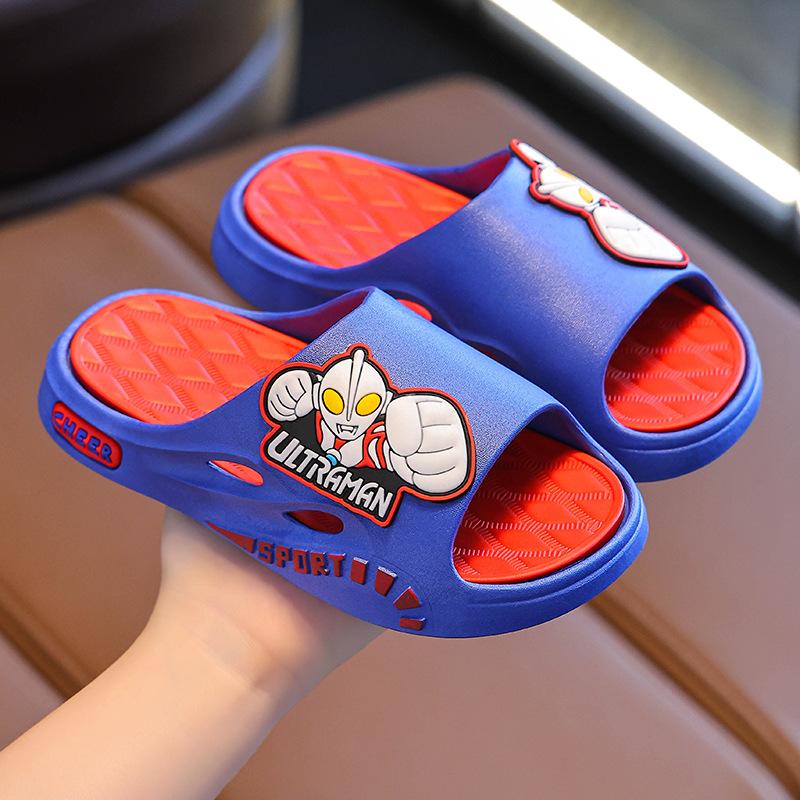 Ultraman children s sandals for boys and girls, new summer cartoon soft-soled non-slip home bath and outdoor use 26-27Inner Length17.5cm
Ultraman children s sandals for boys and girls, new summer cartoon soft-soled non-slip home bath and outdoor use 26-27Inner Length17.5cm