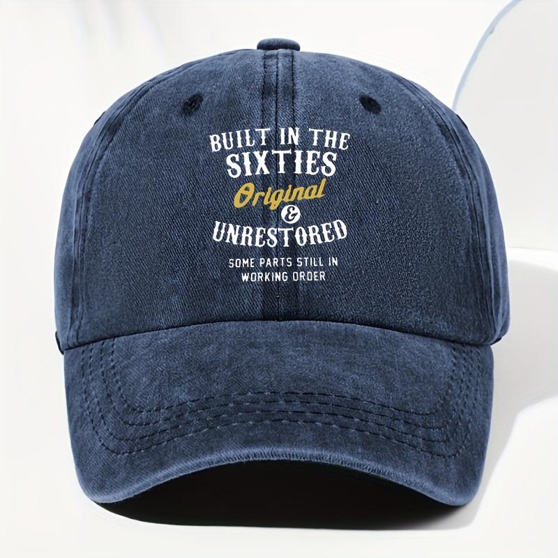 1pc Retro Washed Printed Baseball Cap Forwomen,60Th Anniversary Gift,summer Outdoor Leisure Walking Sun Hat for Party,daily Wear Adjustable темно-синього кольору
1pc Retro Washed Printed Baseball Cap Forwomen,60Th Anniversary Gift,summer Outdoor Leisure Walking Sun Hat for Party,daily Wear Adjustable темно-синього кольору