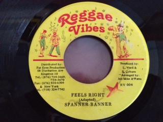 7inch Record SPANNER BANNER - Feels Right RV006 Reggae Vibes Jamaica Reggae, Ska & Dub Used
7inch Record SPANNER BANNER - Feels Right RV006 Reggae Vibes Jamaica Reggae, Ska & Dub Used