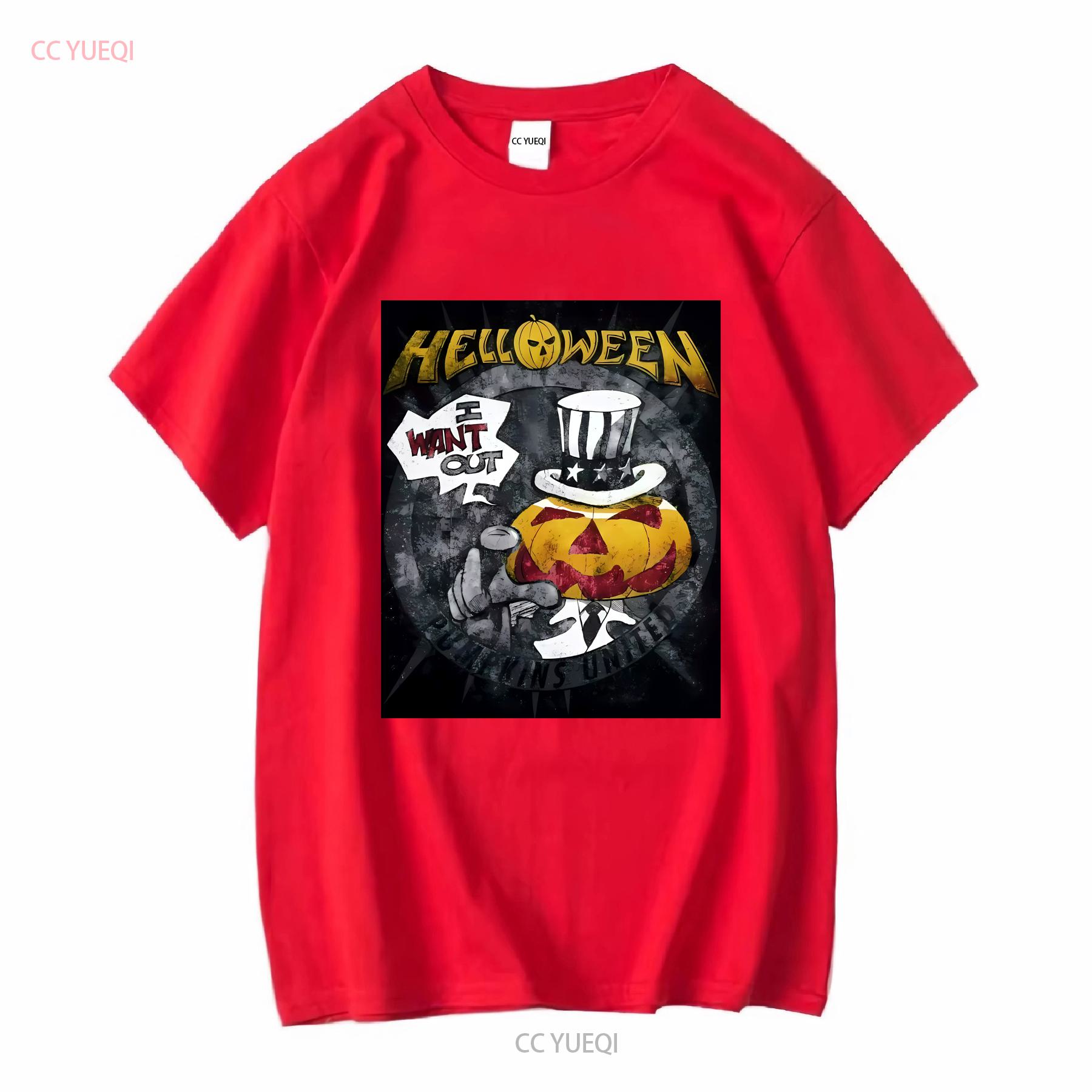 HELLOWEEN 2018 Pumpkins United World Tour T Shirt Medium I WANT OUT concert vintage Washed Casual streetwear Stretched S
HELLOWEEN 2018 Pumpkins United World Tour T Shirt Medium I WANT OUT concert vintage Washed Casual streetwear Stretched S