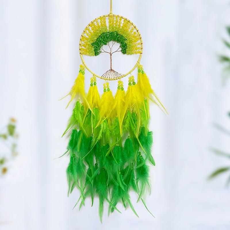 Dream Catcher Hand-woven Crystal Wind Chime Hanging Ornaments For Living Room Bedroom Creative Festival Holiday Gifts Home Decor
Dream Catcher Hand-woven Crystal Wind Chime Hanging Ornaments For Living Room Bedroom Creative Festival Holiday Gifts Home Decor