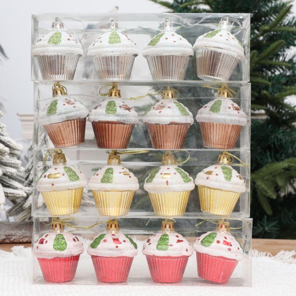 4pcs Plastic Painted Christmas Cake Pendant Cartoon Christmas Tree Decoration Holiday Decorations
4pcs Plastic Painted Christmas Cake Pendant Cartoon Christmas Tree Decoration Holiday Decorations