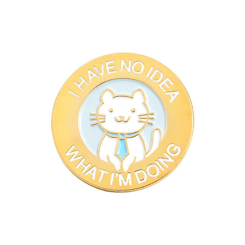 Cute Cartoon Cat Enamel Brooch For Students Stylish Alloy Accessory For Bags
Cute Cartoon Cat Enamel Brooch For Students Stylish Alloy Accessory For Bags