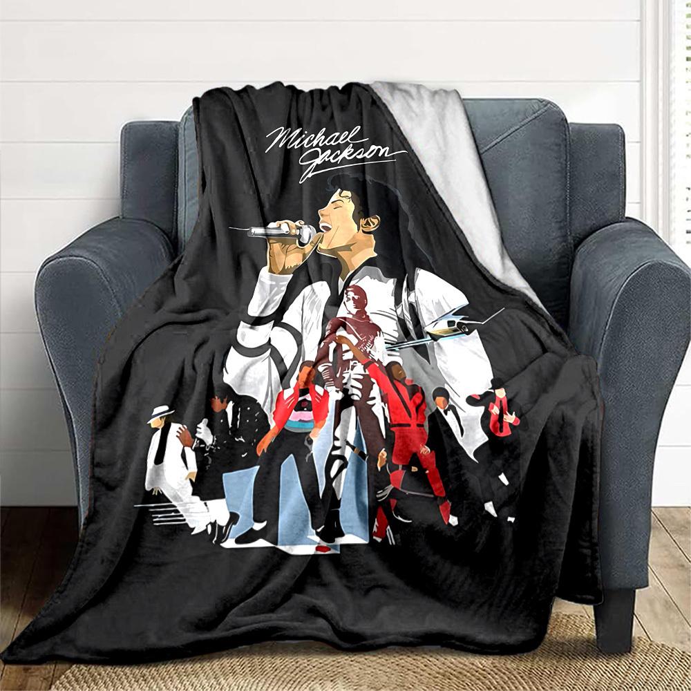 1PC Michael Jackson Blanket Lightweight Flannel Throw Blanket for Sofa, Bed, Travel, Camping, Livingroom, Office, Couch 80x120cm
1PC Michael Jackson Blanket Lightweight Flannel Throw Blanket for Sofa, Bed, Travel, Camping, Livingroom, Office, Couch 80x120cm