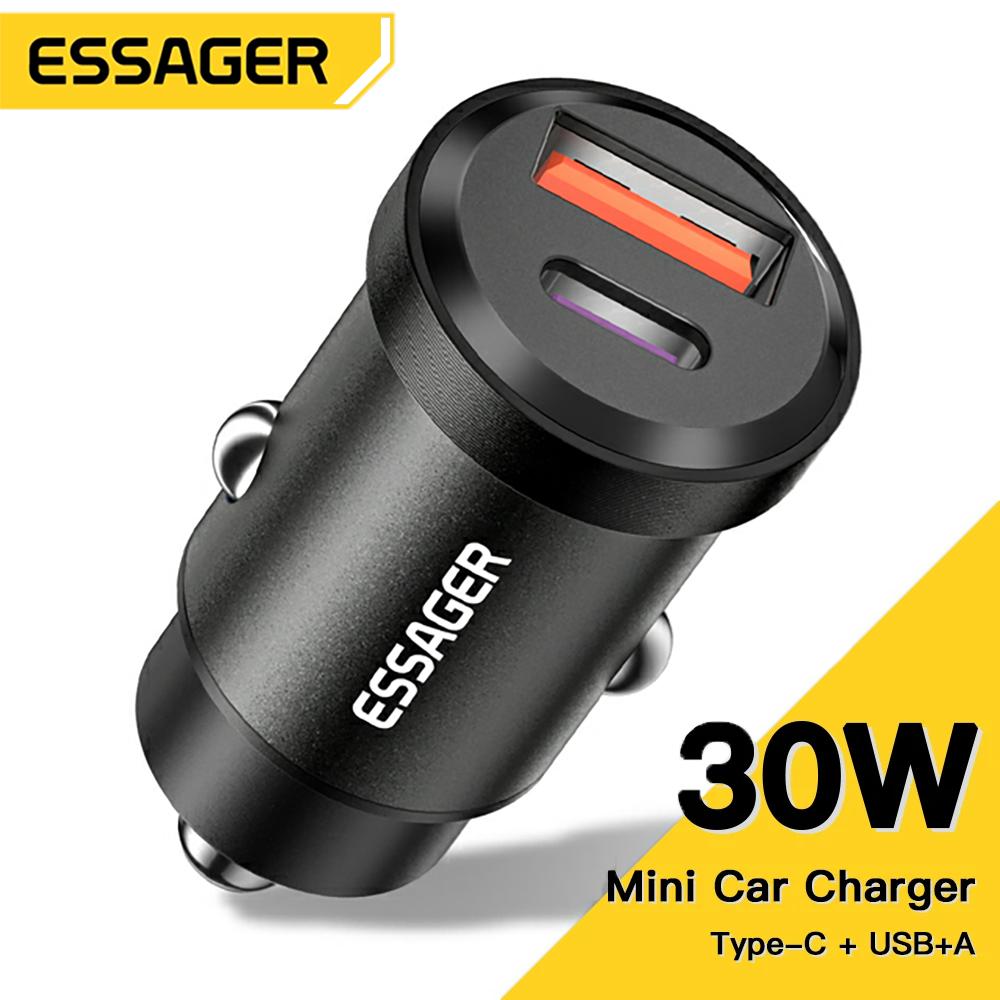 Автомобильное зарядное устройство Essager USB Type C 30 Вт, быстрая зарядка QC PD 3,0, прикуриватель для мобильных телефонов iPhone 12 13 Xiaomi Oneplus
Автомобильное зарядное устройство Essager USB Type C 30 Вт, быстрая зарядка QC PD 3,0, прикуриватель для мобильных телефонов iPhone 12 13 Xiaomi Oneplus