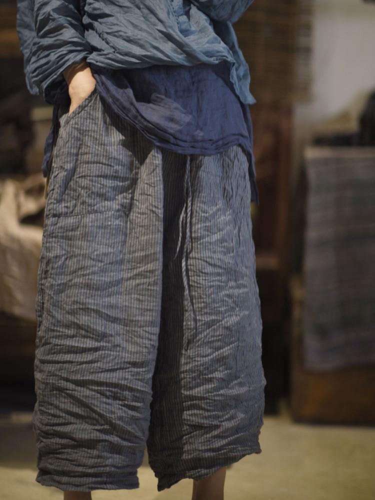 Женские полосатые широкие брюки, льняные свободные брюки с эластичной резинкой на талии, летние винтажные повседневные женские брюки до щиколотки
Женские полосатые широкие брюки, льняные свободные брюки с эластичной резинкой на талии, летние винтажные повседневные женские брюки до щиколотки