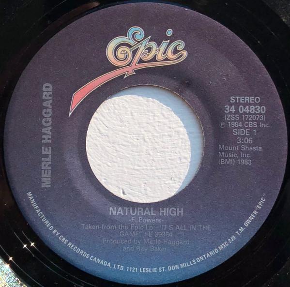 7-дюймовая пластинка MERLE HAGGARD - Natural High 3404830 Epic 1984 Canada Folk Used
7-дюймовая пластинка MERLE HAGGARD - Natural High 3404830 Epic 1984 Canada Folk Used