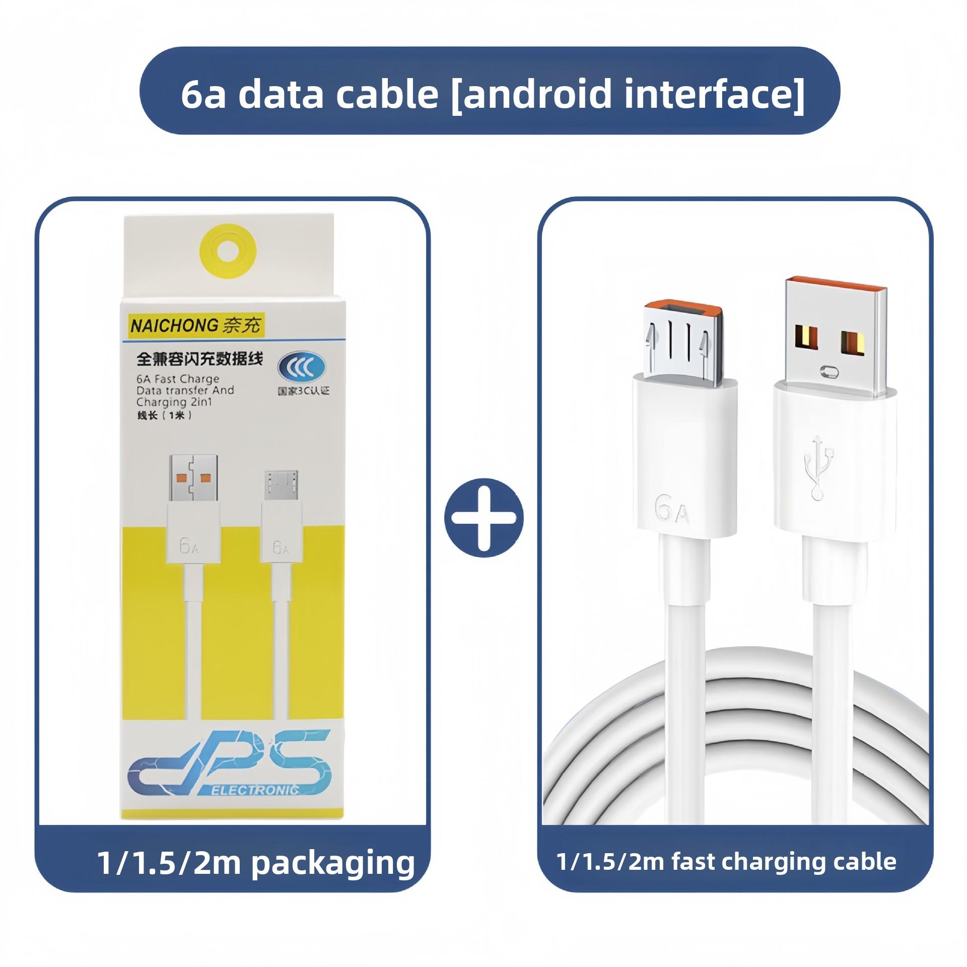 6A super fast charging data cable Type-c flash charging, suitable for Huawei Samsung Honor mobile phone 66w charging cable 2m
6A super fast charging data cable Type-c flash charging, suitable for Huawei Samsung Honor mobile phone 66w charging cable 2m
