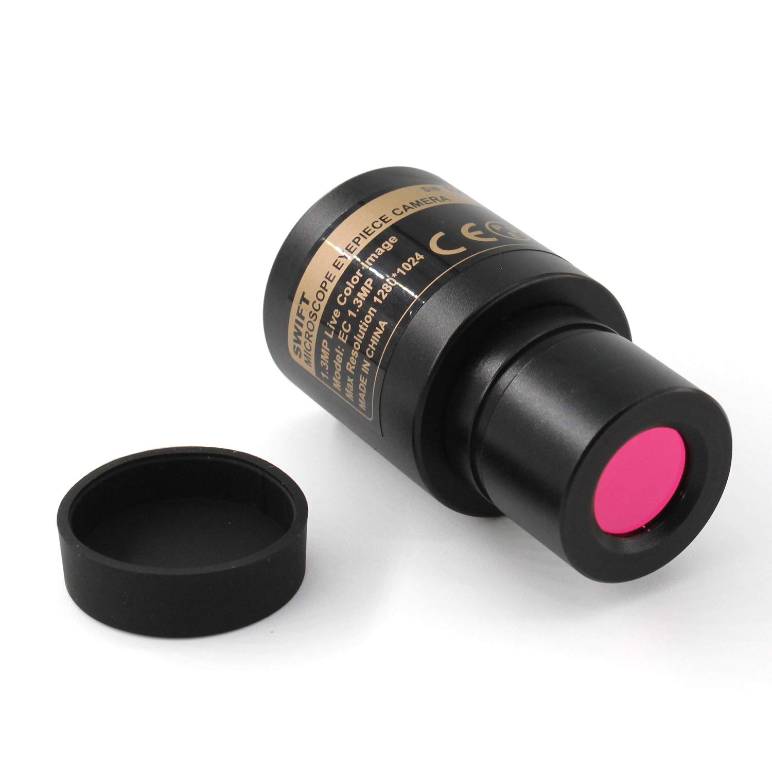 SWIFT EP1 Microscope Camera, 1.3MP HD USB 2.0 Digital Eyepiece for Biological Microscopes, Color Photo and Video Capture, Windows/Mac Compatible
SWIFT EP1 Microscope Camera, 1.3MP HD USB 2.0 Digital Eyepiece for Biological Microscopes, Color Photo and Video Capture, Windows/Mac Compatible