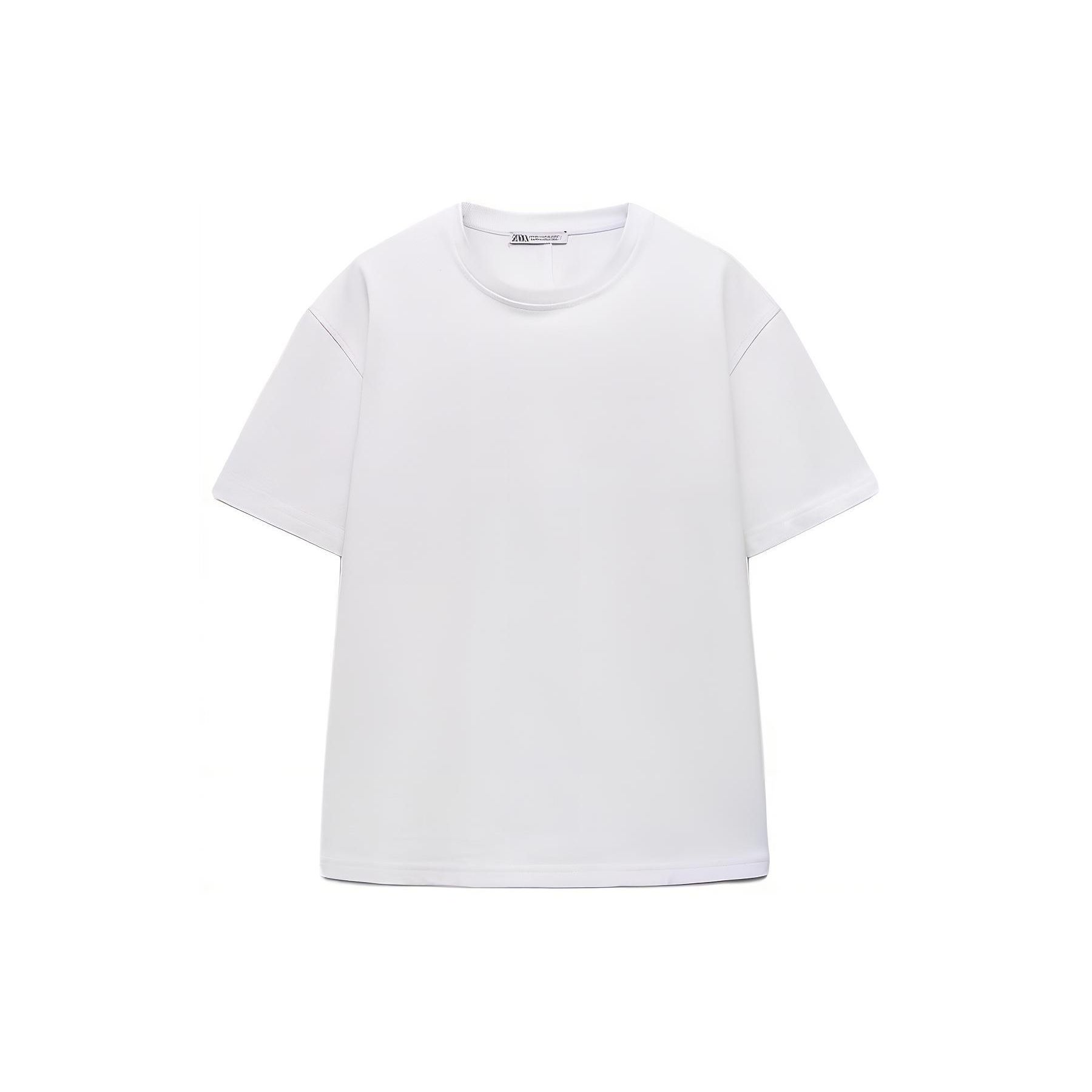 Zara Solid Color Round Neck Pullover Casual Short Sleeve T-Shirt Women tops White 3253323-250 S
Zara Solid Color Round Neck Pullover Casual Short Sleeve T-Shirt Women tops White 3253323-250 S