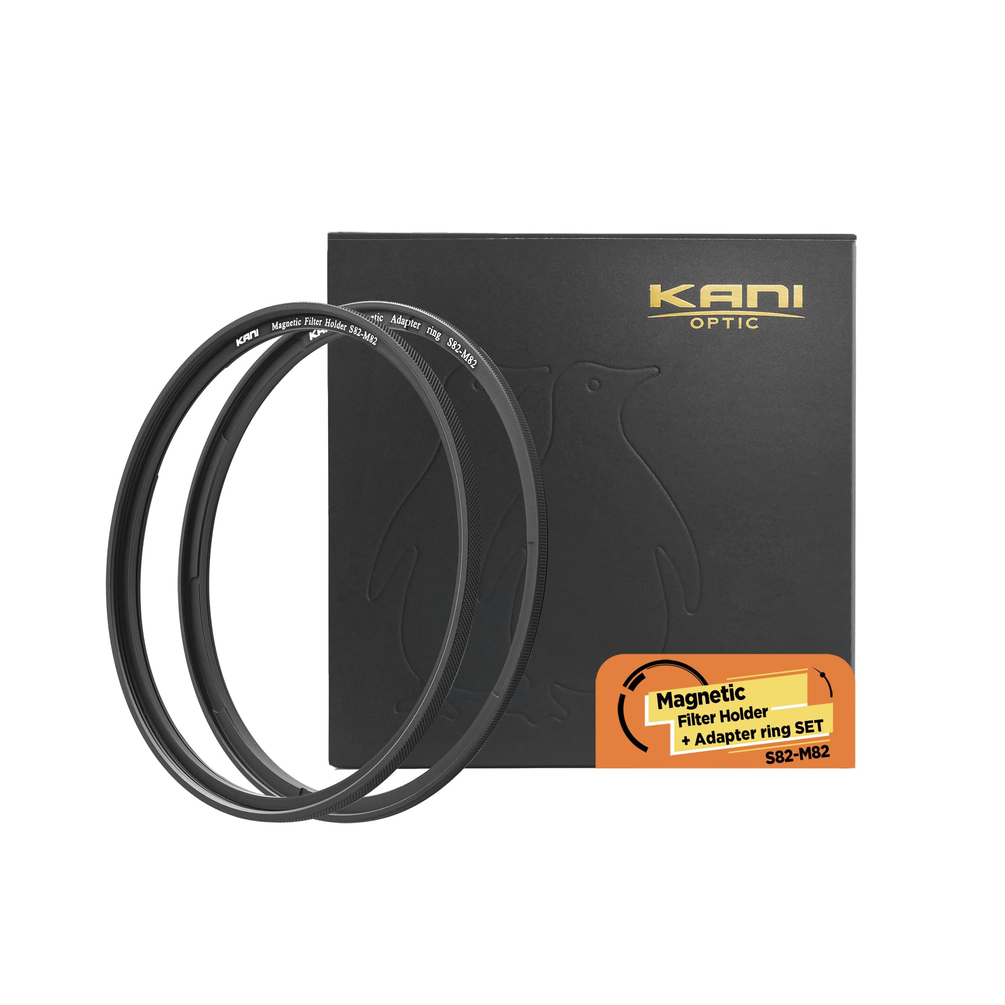 KANI 82mm Magnetic Quick Release Magnetic Holder and Adapter set Magnetic Filter Set with slip prevention black filter aluminum 816856 S82-M82
KANI 82mm Magnetic Quick Release Magnetic Holder and Adapter set Magnetic Filter Set with slip prevention black filter aluminum 816856 S82-M82