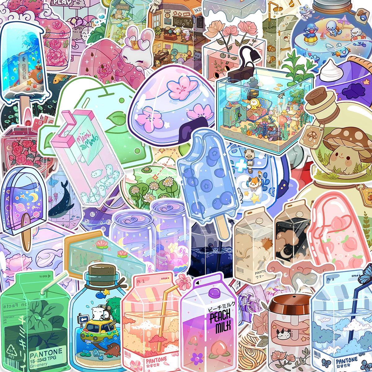 40pcs Cartoon Milk Tea Cup Cartoon Graffiti Stickers DIY Phone Guitar Laptop Notebook Suitcase Cup Waterproof Sticker Kids Toys
40pcs Cartoon Milk Tea Cup Cartoon Graffiti Stickers DIY Phone Guitar Laptop Notebook Suitcase Cup Waterproof Sticker Kids Toys