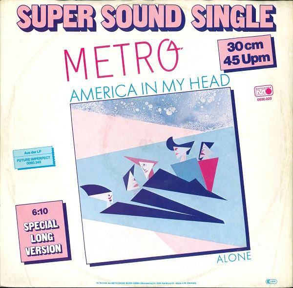 12inch Record METRO - America In My Head 0930020 Metronome 1980 Germany Rock Used
12inch Record METRO - America In My Head 0930020 Metronome 1980 Germany Rock Used
