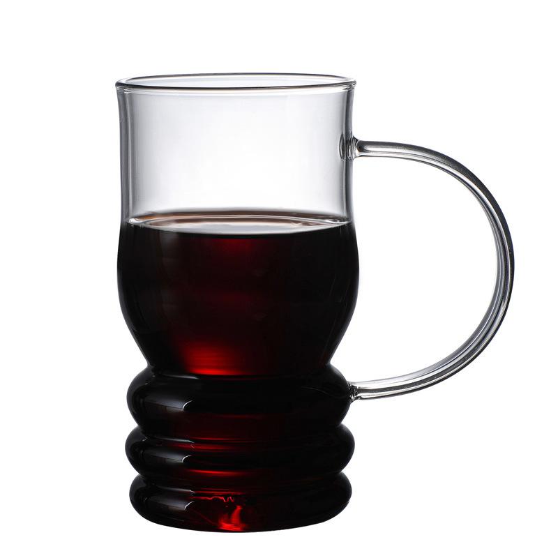 380ml Large Glass Coffee Cup with Handle - Creative European Color Beer Mug Heat-Resistant Tea Water Cup for Home Office 380ml прозорий
380ml Large Glass Coffee Cup with Handle - Creative European Color Beer Mug Heat-Resistant Tea Water Cup for Home Office 380ml прозорий