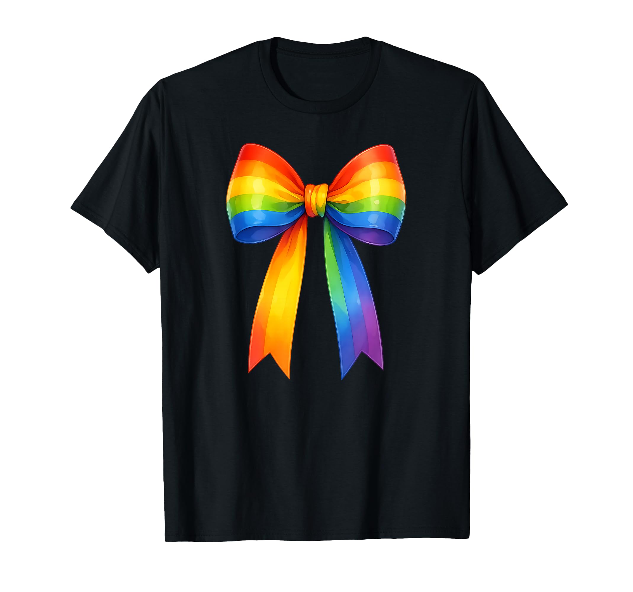 LGBTQ Pride Month Rainbow Bow Ribbon T-Shirt чорний
LGBTQ Pride Month Rainbow Bow Ribbon T-Shirt чорний
