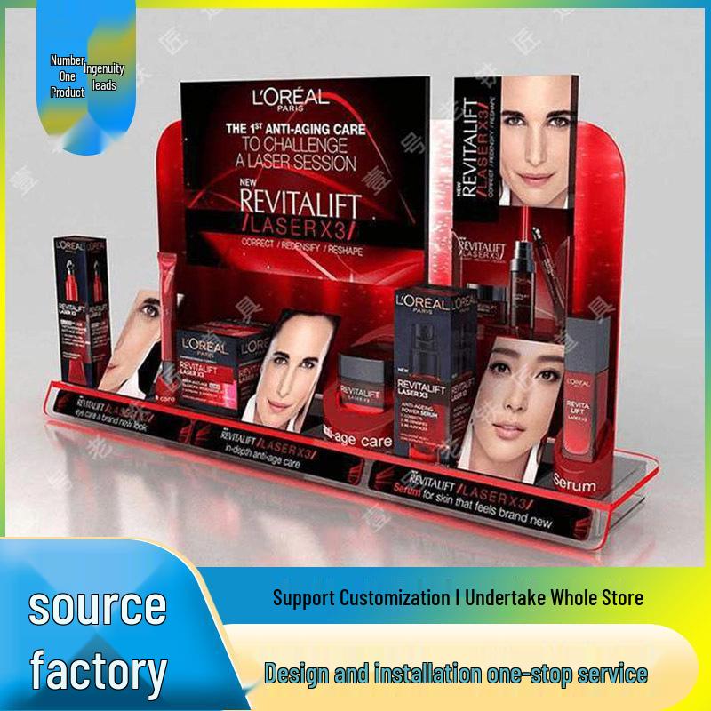 Acrylic Makeup and Skincare Display Stand for Lipstick and Cosmetics Custom Design
Acrylic Makeup and Skincare Display Stand for Lipstick and Cosmetics Custom Design