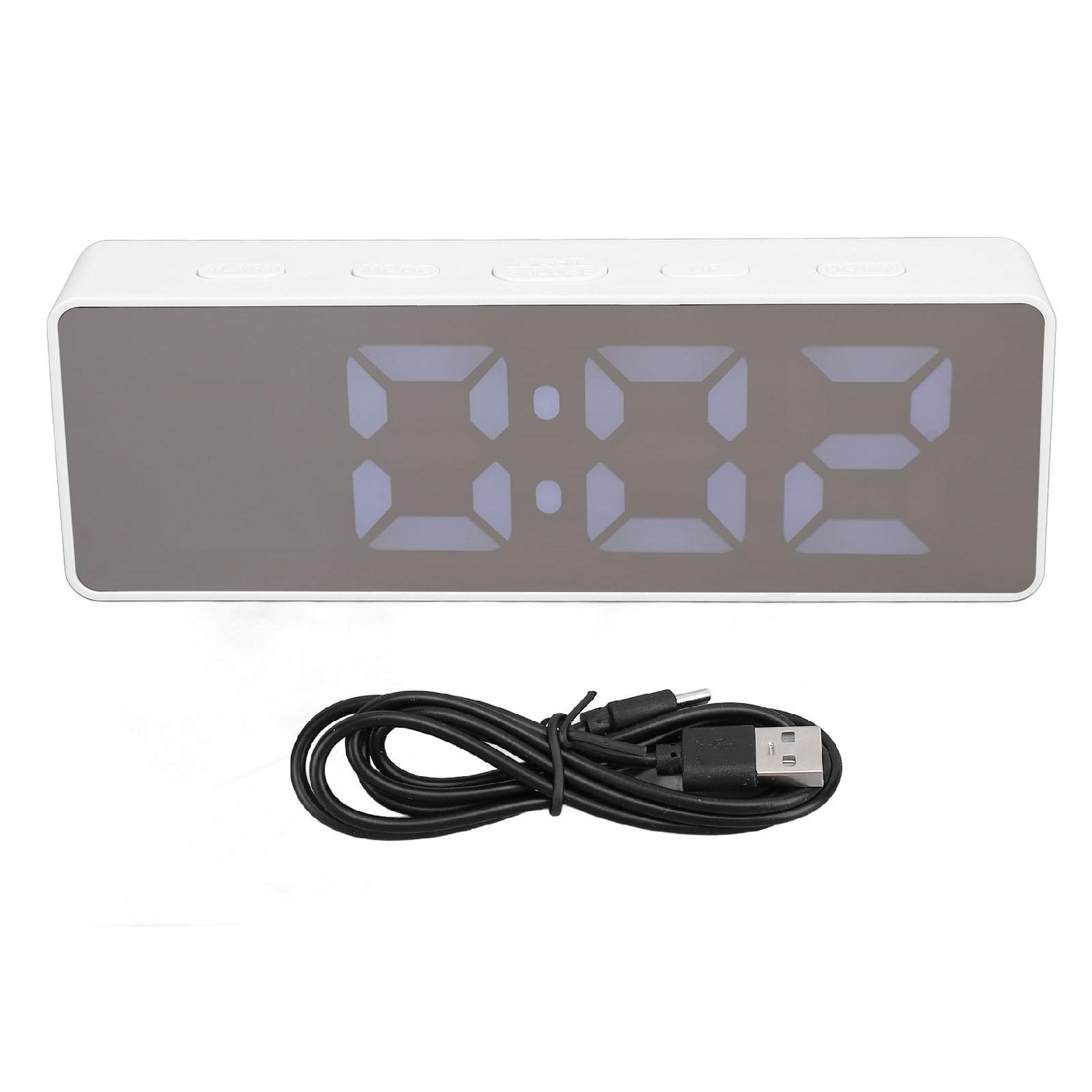 LED Digital Alarm Clock Time Date Temperature Display Stylish Look Electric Clock for Bedroom белый
LED Digital Alarm Clock Time Date Temperature Display Stylish Look Electric Clock for Bedroom белый