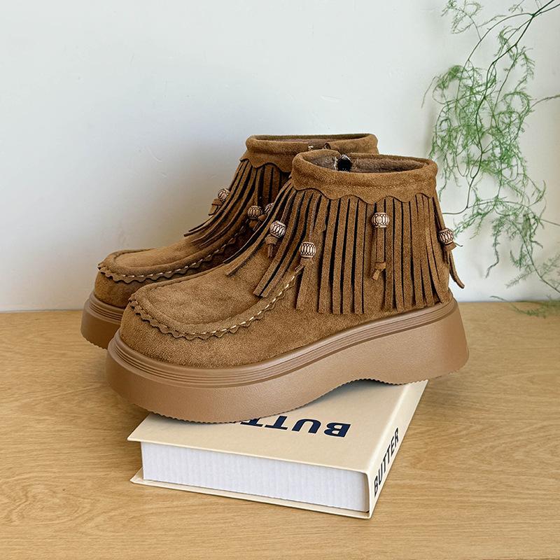 Tassel platform Martin boots women s 2025 autumn new retro outerwear flat-bottomed casual western short Chelsea boots 40 верблюд
Tassel platform Martin boots women s 2025 autumn new retro outerwear flat-bottomed casual western short Chelsea boots 40 верблюд