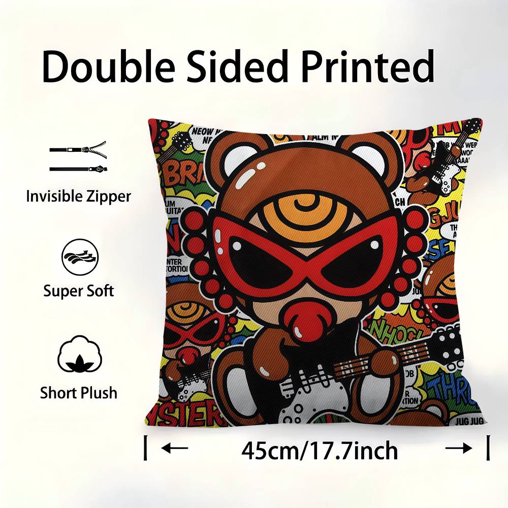 Cute HHysteric MMini Office Cushion Pillowcase Car Cushion Cover45X45CM Lumbar Pillowcase Sofa Pillowcover 30X30cm
Cute HHysteric MMini Office Cushion Pillowcase Car Cushion Cover45X45CM Lumbar Pillowcase Sofa Pillowcover 30X30cm