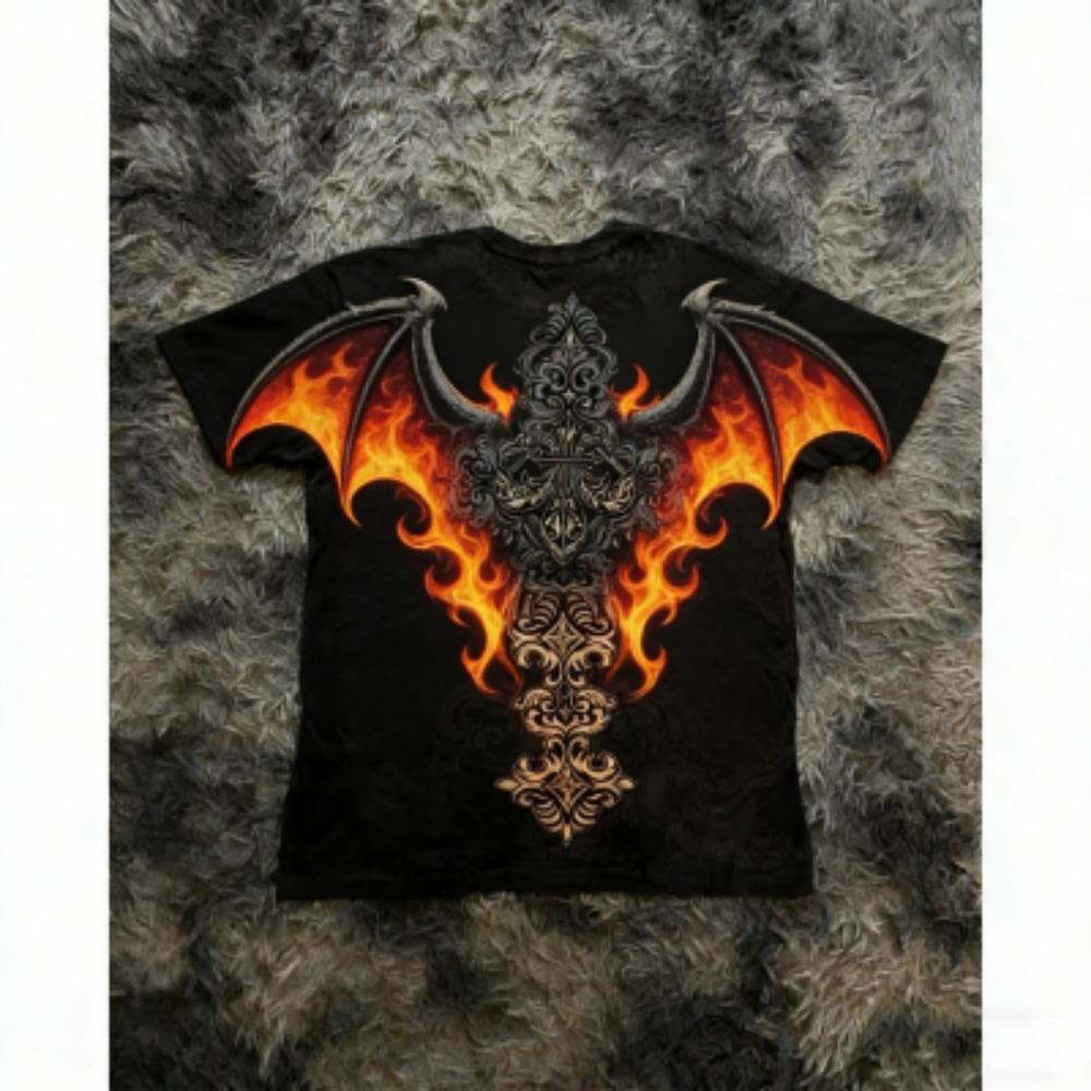 Summer Kids T-shirt Skull Wing Print Tees Comfortable Round Neck T-shirt Outdoor Street Style Top Casual Boy and Girl s Clothing 100
Summer Kids T-shirt Skull Wing Print Tees Comfortable Round Neck T-shirt Outdoor Street Style Top Casual Boy and Girl s Clothing 100
