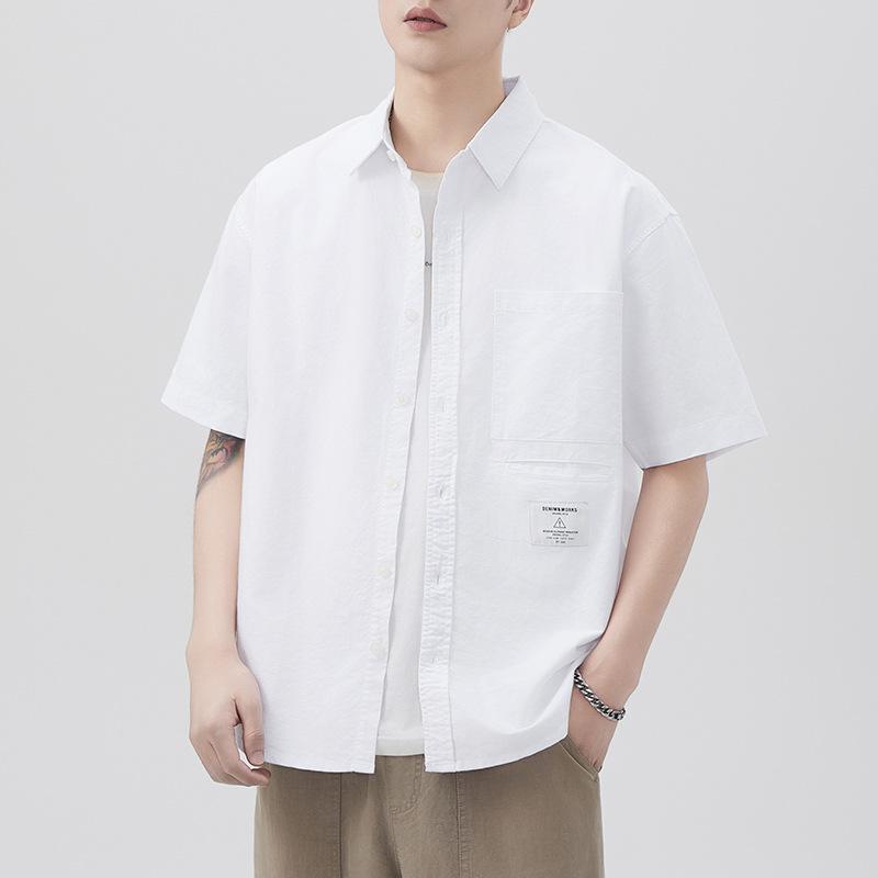 New Japanese Retro Work Suit Short-sleeved Shirt Men s Striped Wide American Summer Half-sleeved Shirt M
New Japanese Retro Work Suit Short-sleeved Shirt Men s Striped Wide American Summer Half-sleeved Shirt M