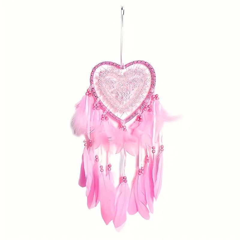 1Pc Bohemian Wedding Dream Catcher Pendant - Heart-shaped design with feathers and beads, romantic bedroom or living room decoration
1Pc Bohemian Wedding Dream Catcher Pendant - Heart-shaped design with feathers and beads, romantic bedroom or living room decoration