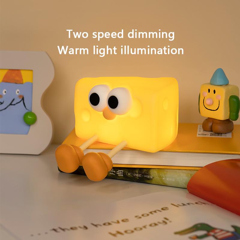 L54 Cute Cheese Silicone Touch Night Lamp Bedside Lamp Bedroom Decoration USB Rechargeable LED Light A
L54 Cute Cheese Silicone Touch Night Lamp Bedside Lamp Bedroom Decoration USB Rechargeable LED Light A
