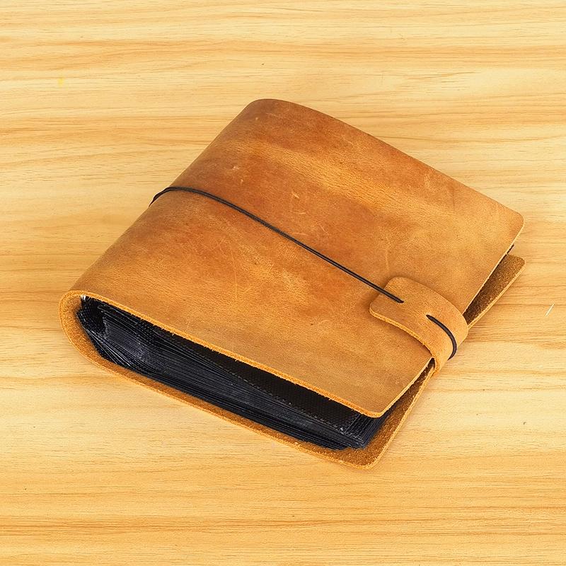 Винтажный фотоальбом из натуральной кожи, 4 размера, небольшой фотоальбом со вставкой, памятный альбом, альбом для хранения чеков. 6A
Винтажный фотоальбом из натуральной кожи, 4 размера, небольшой фотоальбом со вставкой, памятный альбом, альбом для хранения чеков. 6A