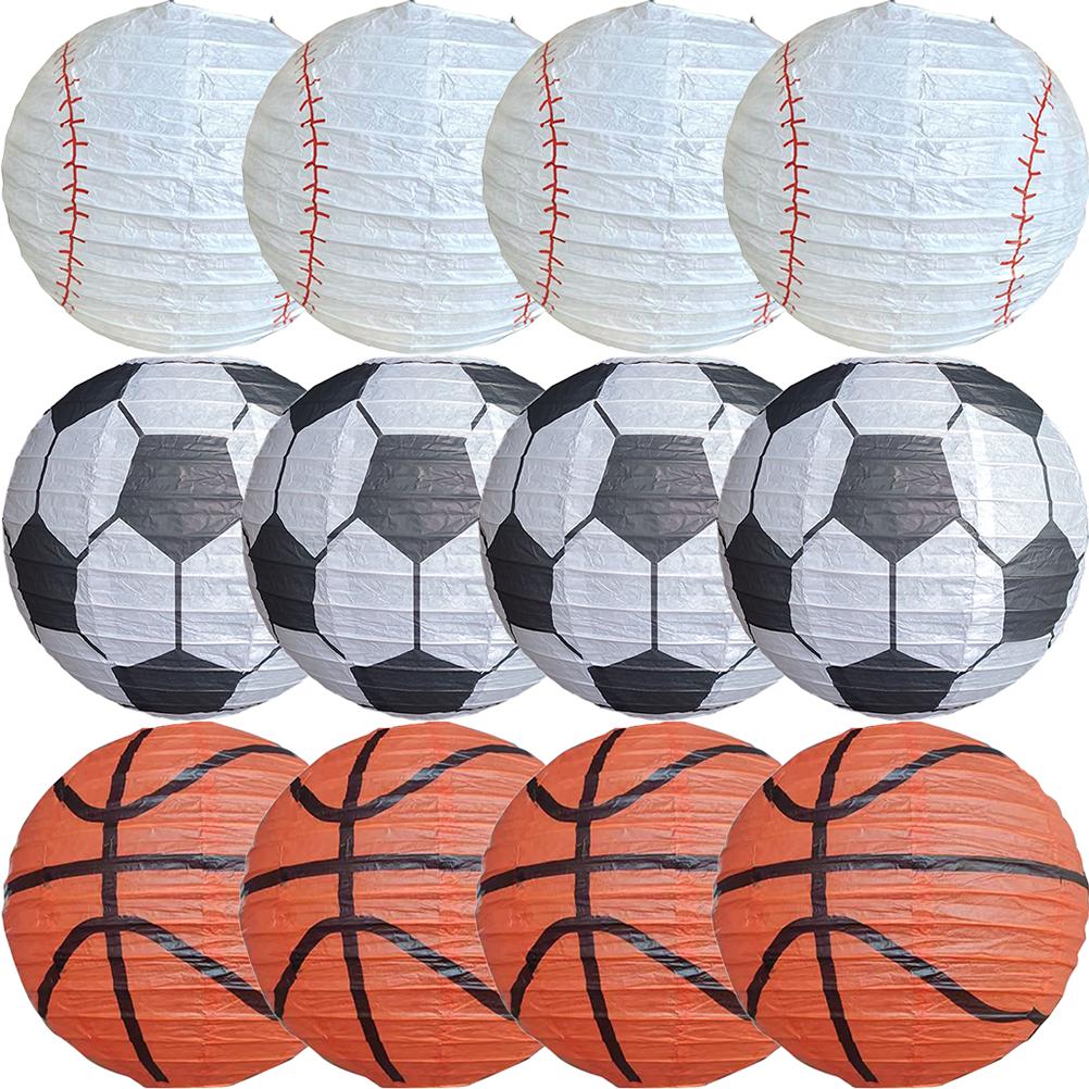 12Pcs Basketball Football Baseball Hanging Paper Lanterns Foldable Sports Party Decor for Birthday Home Decor Festival Indoor other
12Pcs Basketball Football Baseball Hanging Paper Lanterns Foldable Sports Party Decor for Birthday Home Decor Festival Indoor other