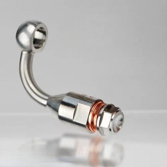 Stainless Steel 304 Hydraulic Reinforced Brake Clutch Oil Hose Line Pipe Banjo Fitting for Motorcycle ATV Dirt Bike Buggy 90 degrees
Stainless Steel 304 Hydraulic Reinforced Brake Clutch Oil Hose Line Pipe Banjo Fitting for Motorcycle ATV Dirt Bike Buggy 90 degrees