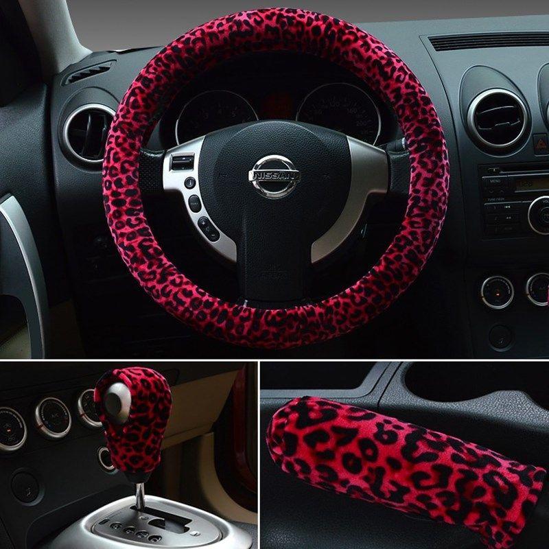 Car Steering Wheel Cover Winter Short Plush Cute Leopard Print Cartoon Fabric Fashion Warm Non-Slip Handle Cover Leopard Print Coffee Steering Wheel Cover
Car Steering Wheel Cover Winter Short Plush Cute Leopard Print Cartoon Fabric Fashion Warm Non-Slip Handle Cover Leopard Print Coffee Steering Wheel Cover